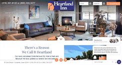 Desktop Screenshot of heartlandinns.com